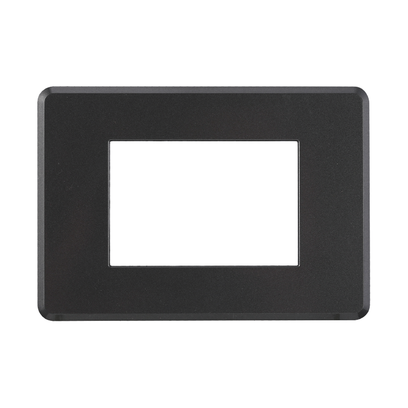 AN87307 — PLACCA SLIM 3P ACCIAIO SCURO