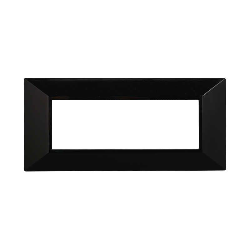 AN90602 — PLACCA PIRAMIDE 6P NERO