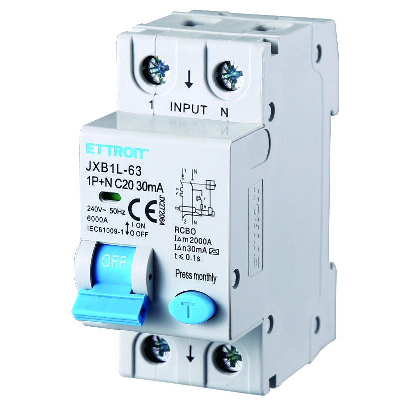 JX272064 — Magnetotermico Differenziale 1P+N 20A 30mA 220V-6kA CLASSE A MECCANICO