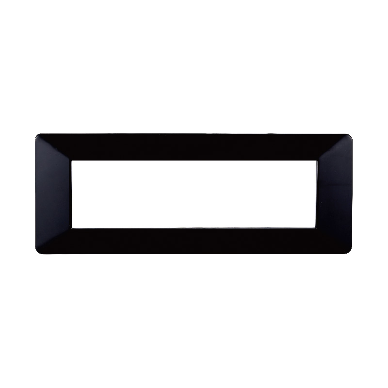 EV83702 — PLACCA PLASTICA 7P NERO