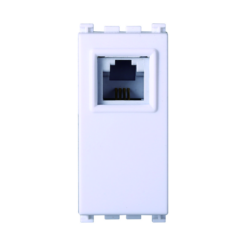VA2354B — CONNETTORE RJ11 TELEFONO BIANCO