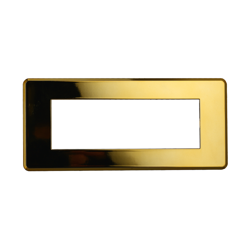 AN87612 — PLACCA SLIM 6P ORO LUCIDO