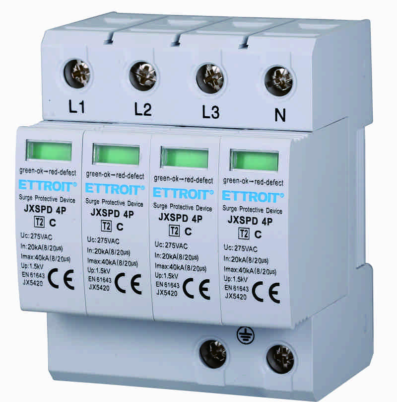 JX5420 — Scaricatore Di Sovratensione 4P 20kA-40kA T2