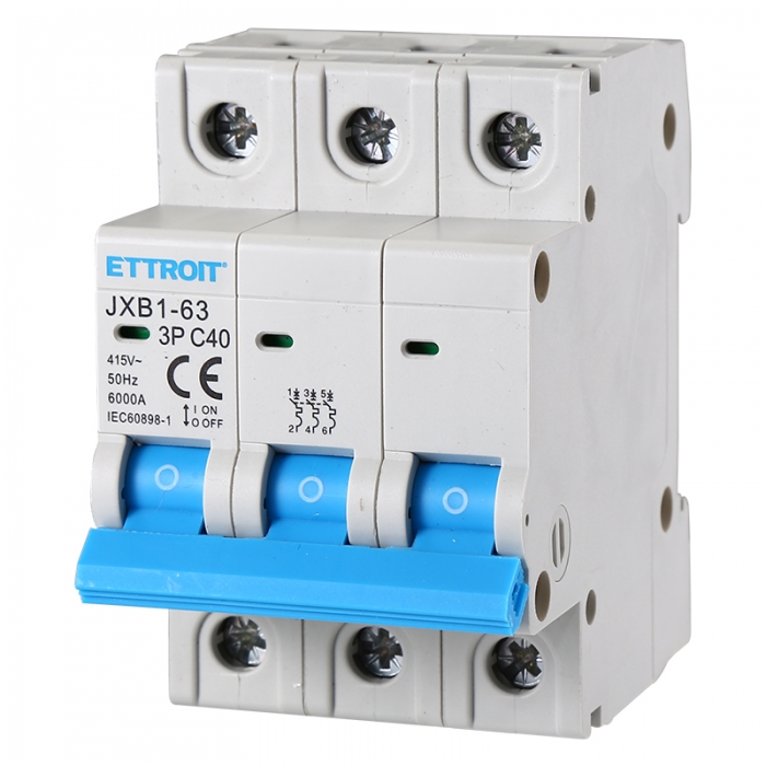 JX134060 — Interruttore Magnetotermico 3P 40A 380V 6kA