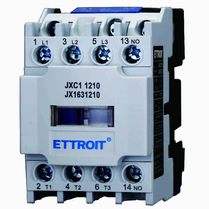 JX1631210 — JXC1 Contattore AC trifase 3P 12A, bobina 24V AC 50/60Hz, 1NO, Ue 380V