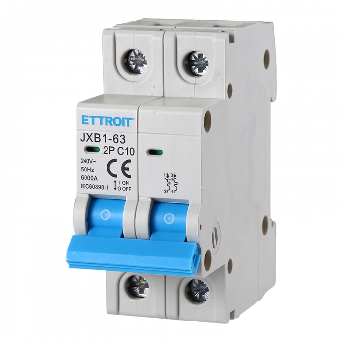 JX121060 — Interruttore Magnetotermico 2P 10A 220V 6kA