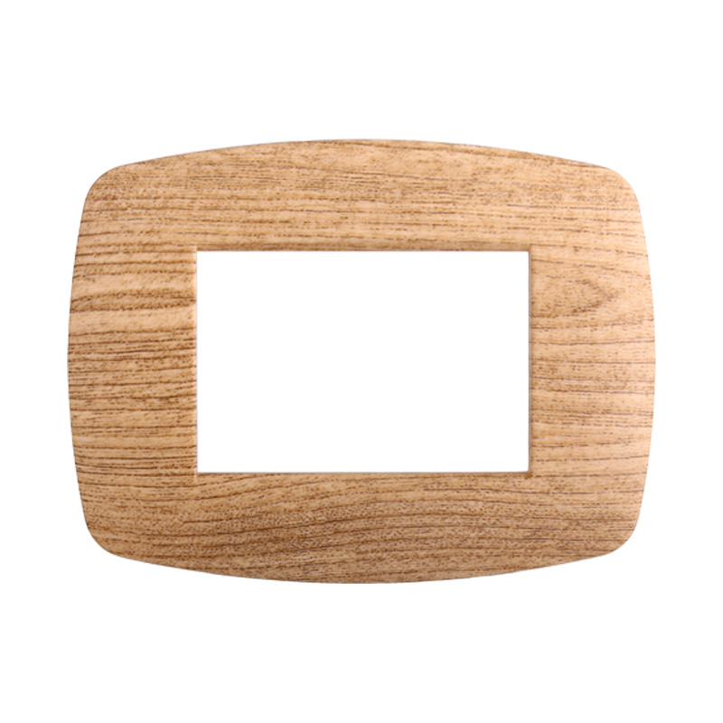 LN87305 — PLACCA SLIM 3P LEGNO SCURO
