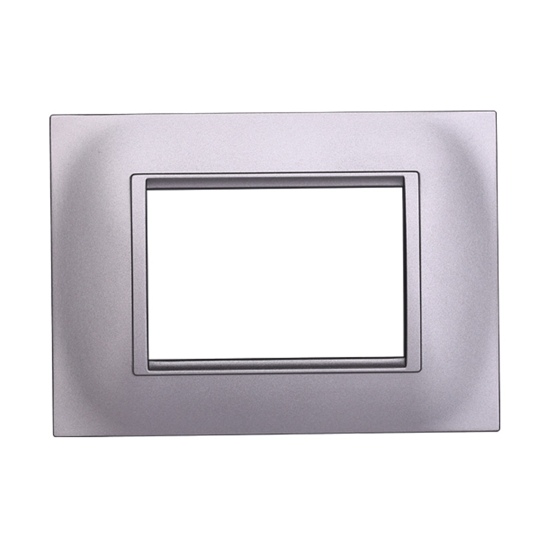 LN89306 — PLACCA QUADRATA 3P SILVER
