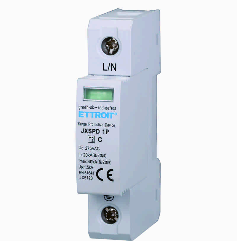 JX5120 — Scaricatore Di Sovratensione 1P 20kA-40kA T2