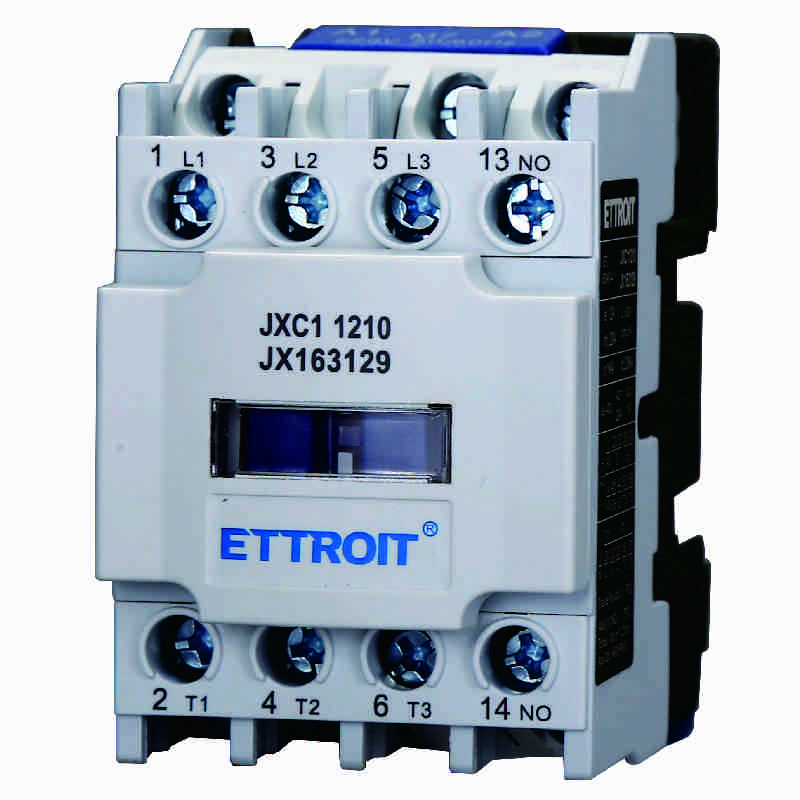 JX163129 — JXC1 Contattore AC trifase 3P 12A, bobina 220V AC 50/60Hz, 1NO, Ue 380V