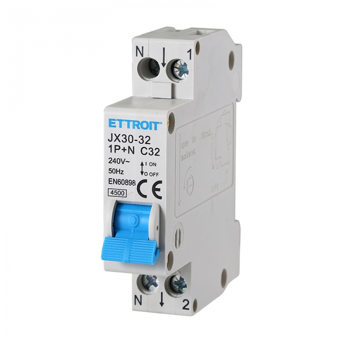 JX153240 — Interruttore Magnetotermico 1P+N 32A 220V 4.5kA