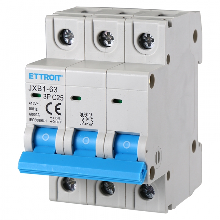 JX132560 — Interruttore Magnetotermico 3P 25A 380V 6kA