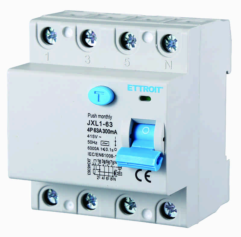 JX346363 — Interruttore Differenziale Puro 4P 63A 300mA 380V-6kA