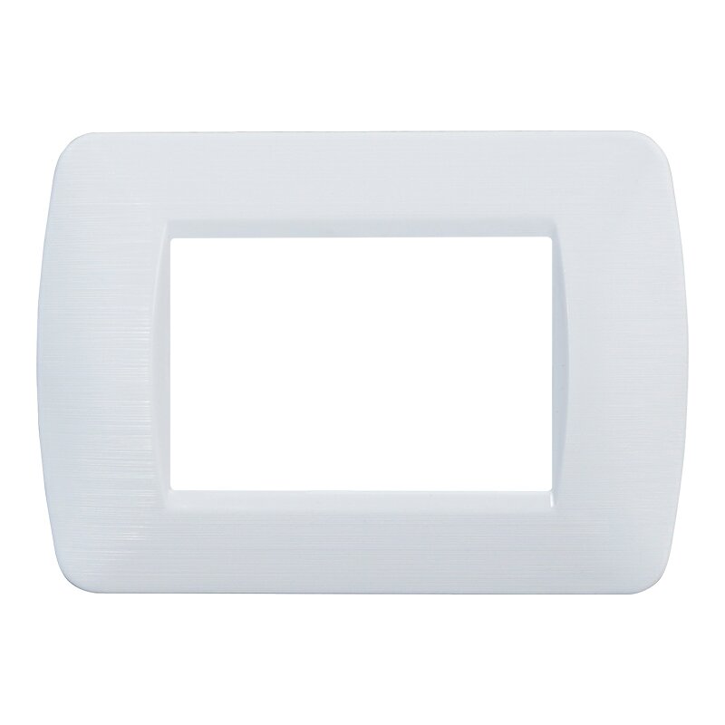 LN85301 — PLACCA 3P BIANCO SATINATO