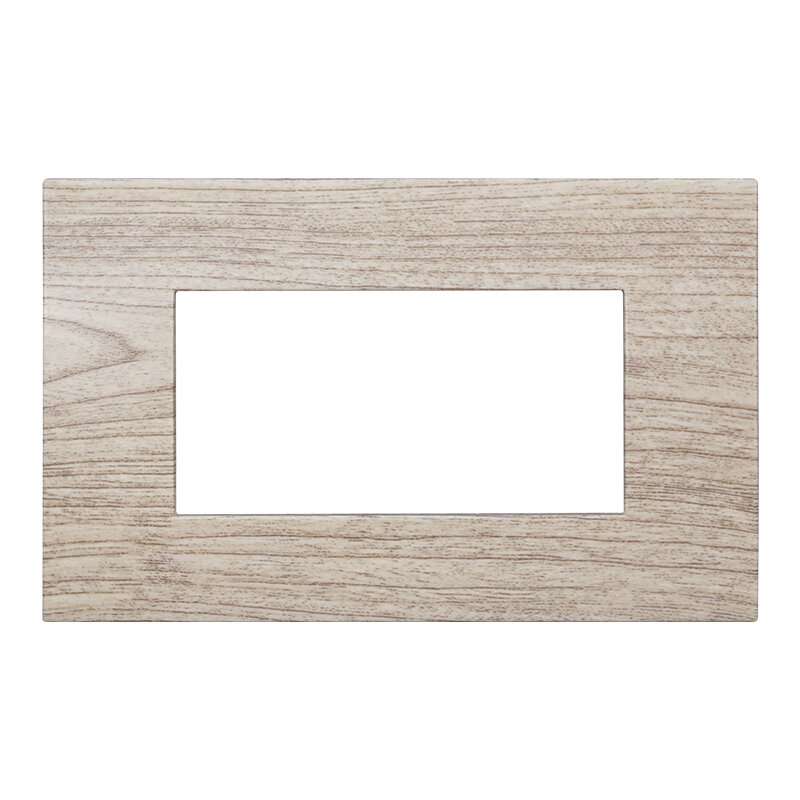 VA83404 — PLACCA PLASTICA 4P LEGNO CHIARO