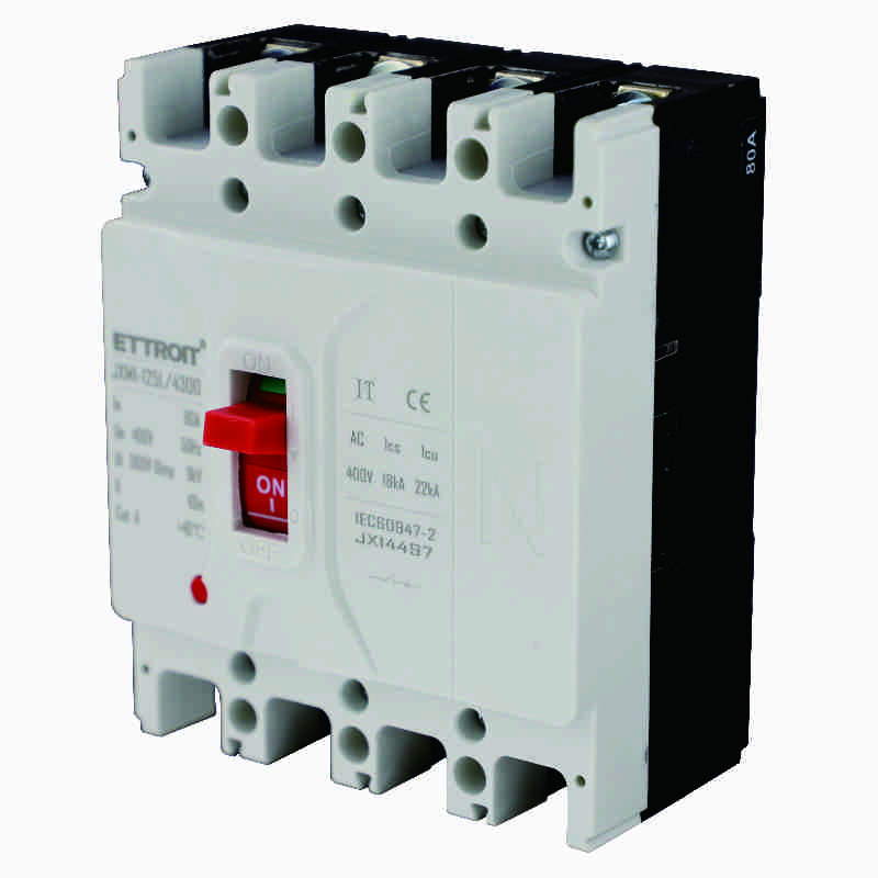 JX14497 — MCCB Interruttori Scatolati Magnetotermici 4P 80A 380V-25kA