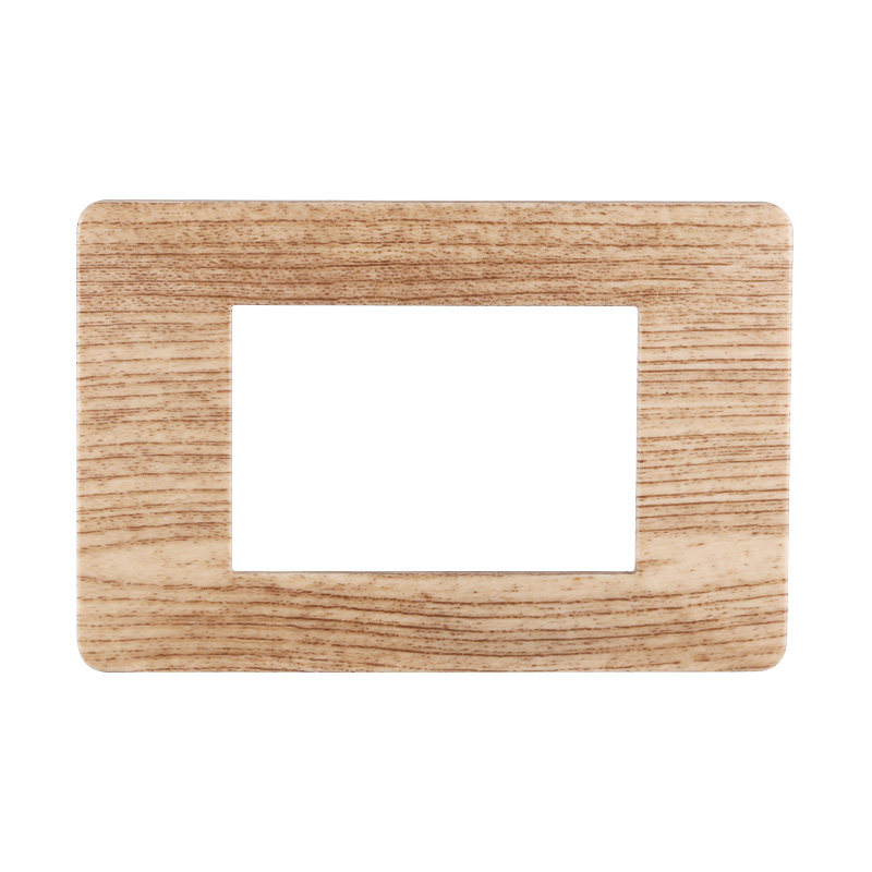 EV83304 — PLACCA PLASTICA 3P LEGNO CHIARO