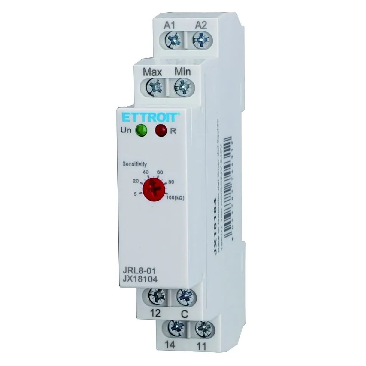 JX18104 — Relè di Controllo Livello Liquidi 1 SPDT 10A AC/DC 24–240V