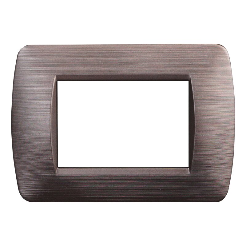 LN85310 — PLACCA 3P BRONZO SATINATO