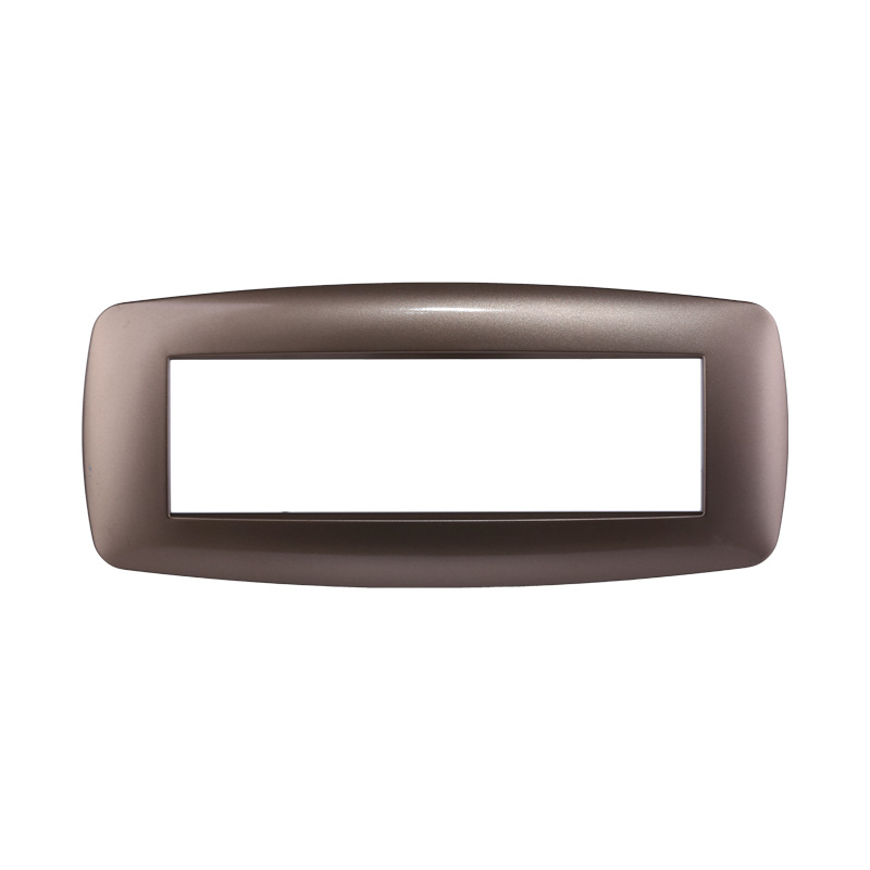 LN87710 — PLACCA SLIM 7P ACCIAIO BRONZO
