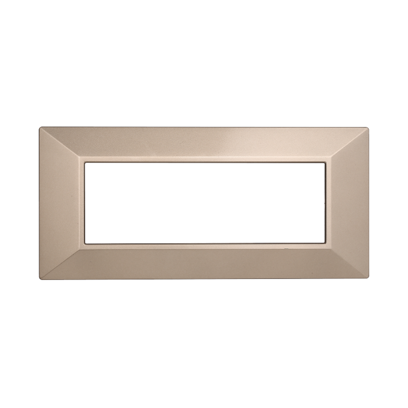 AN90610 — PLACCA PIRAMIDE 6P BRONZO