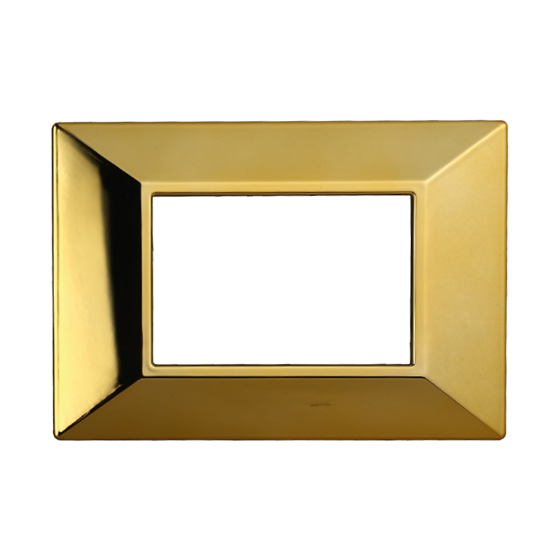 AN90312 — PLACCA PIRAMIDE 3P ORO LUCIDO