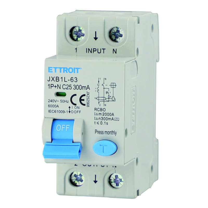 JX252568 — Magnetotermico Differenziale 1P+N 25A 300mA 220V-6kA CLASSE A MECCANICO