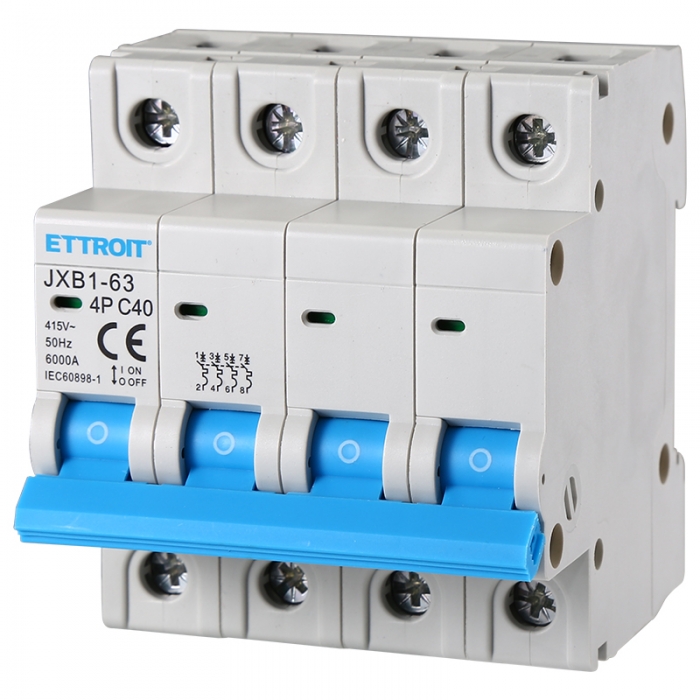 JX144060 — Interruttore Magnetotermico 4P 40A 380V 6kA