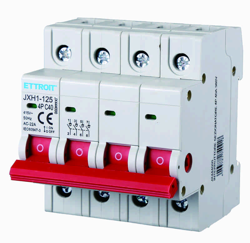 JX444000 — INTERRUTTORE SEZIONATORE 4P 40A 380V