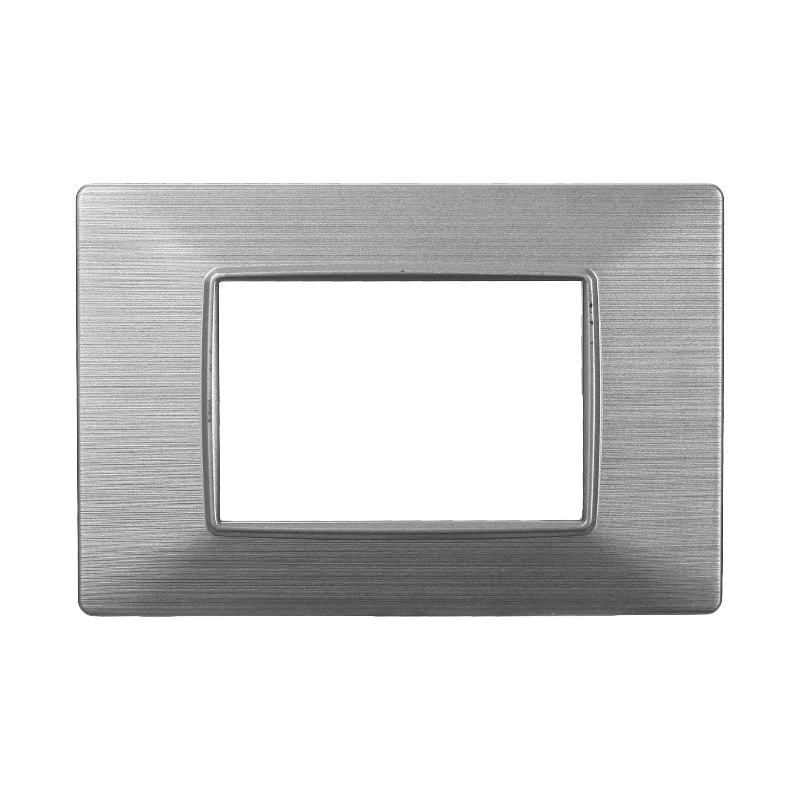 EV85315 — PLACCA 3P SILVER SATINATO