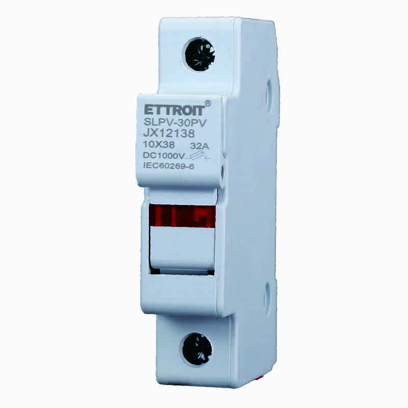 JX12138 — Supporto per fusibili cilindrici Base RT18-32 1P DIN 10 x 38mm AC/DC