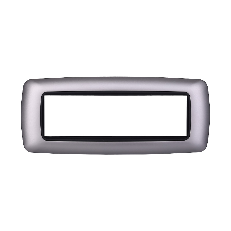 LN88706 — PLACCA PLASTICA 7P BOMBATA SILVER