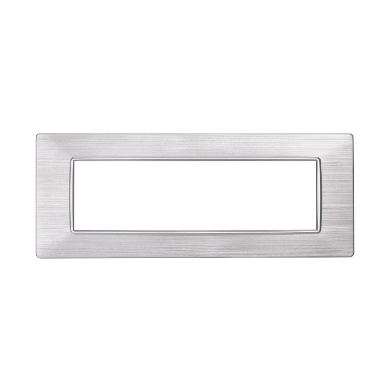 EV85615 — PLACCA 7P SILVER SATINATO