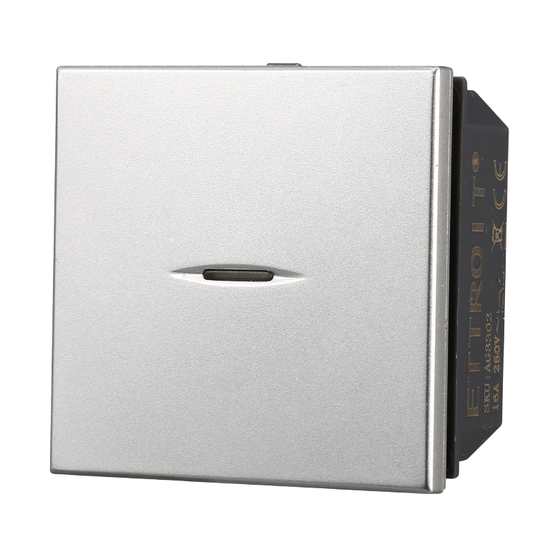 AG3402 — PULSANTE ASSIALE 2P 1P 16A 220V