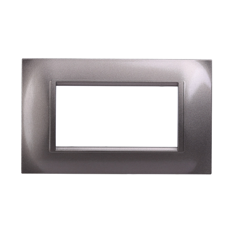 LN89408 — PLACCA QUADRATA 4P TITANIO