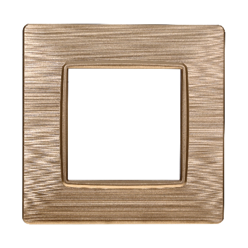 EV85211 — PLACCA 2P ORO SATINATO