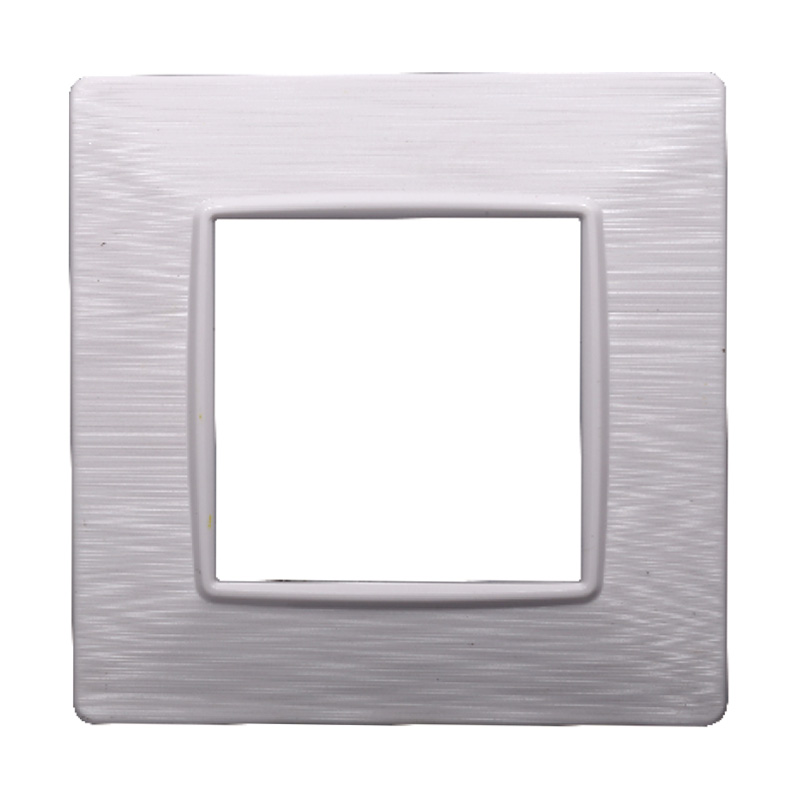 EV85201 — PLACCA 2P BIANCO SATINATO