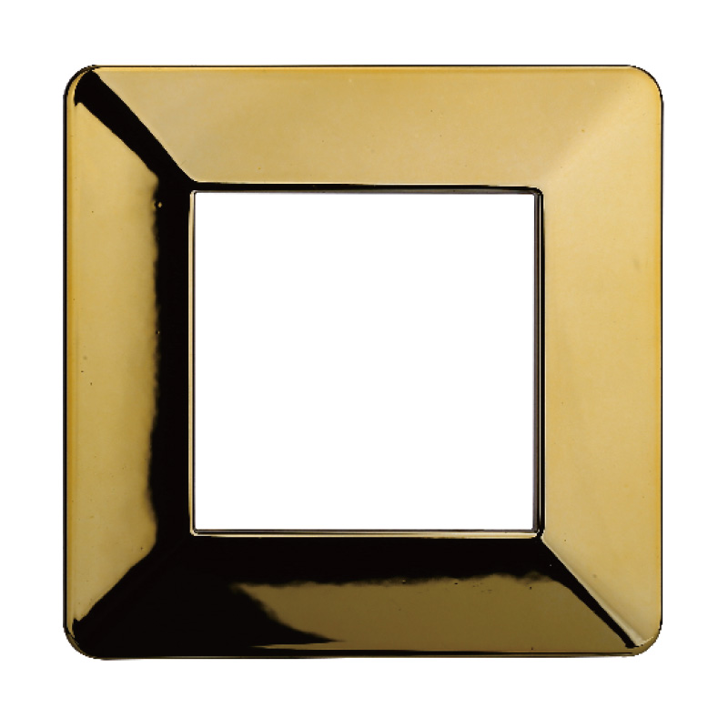 EV83212 — PLACCA PLASTICA 2P ORO LUCIDO