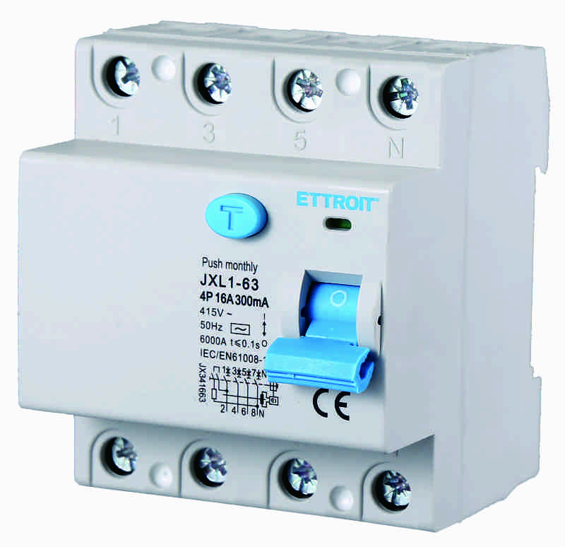 JX341663 — Interruttore Differenziale Puro 4P 16A 300mA 380V-6kA