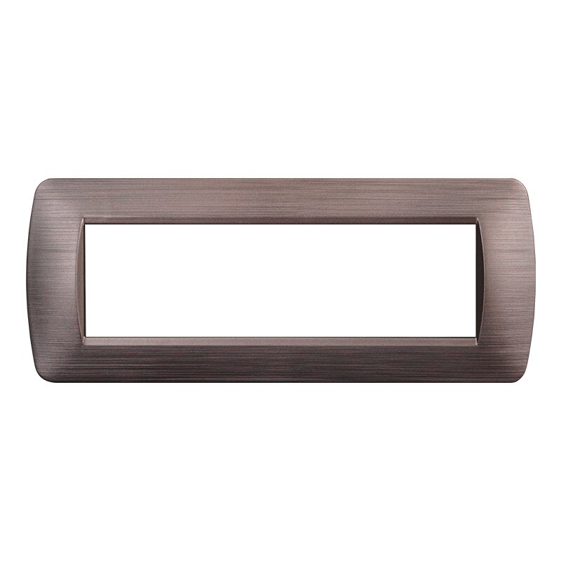 LN85710 — PLACCA 7P BRONZO SATINATO