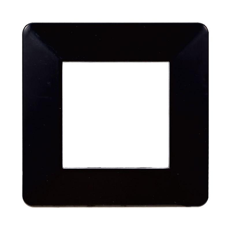 EV83202 — PLACCA PLASTICA 2P NERO