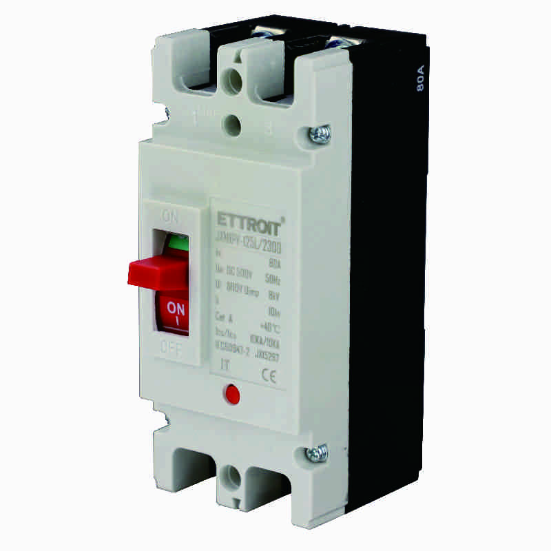 JX15297 — MCCB Interruttori Scatolati Magnetotermici 2P 80A DC 500V-10kA