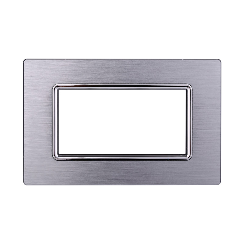 LN86417 — PLACCA ALLUMINIO 4P SILVER LUCIDO