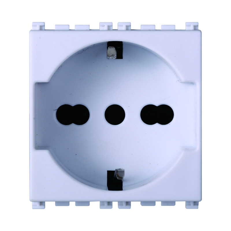 VA2102B — PRESA SCHUKO 2P+T 16A BIANCO