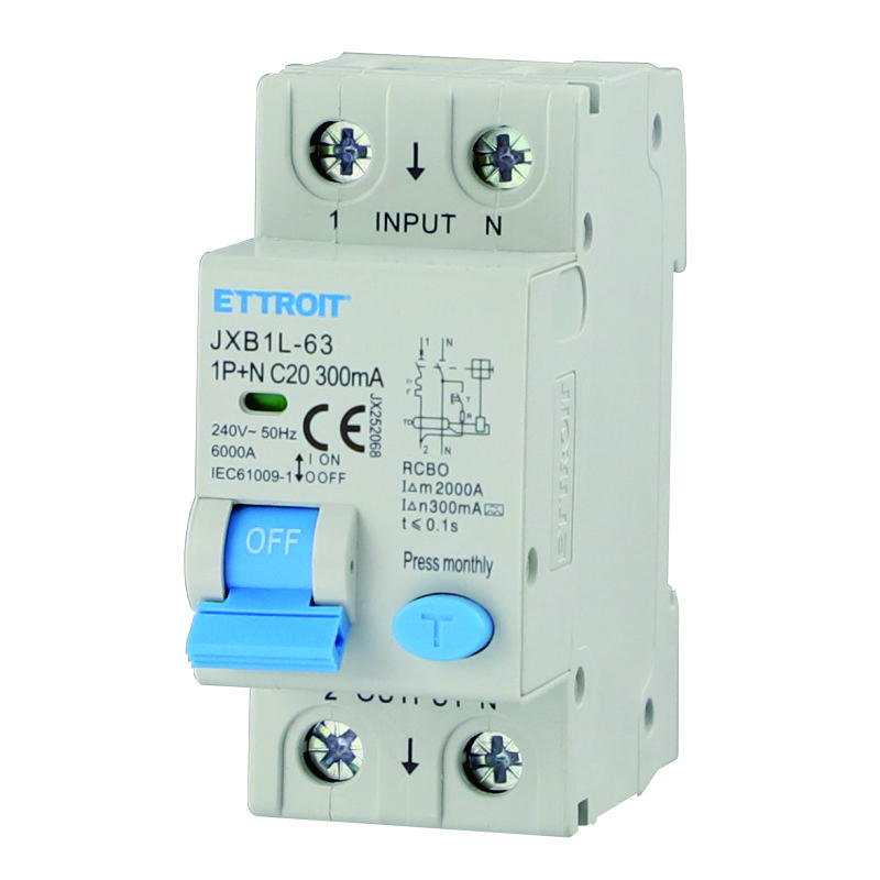 JX252068 — Magnetotermico Differenziale 1P+N 20A 300mA 220V-6kA CLASSE A MECCANICO