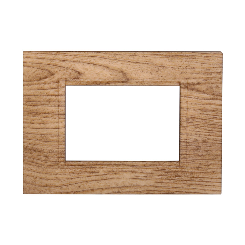 LN89304 — PLACCA QUADRATA 3P LEGNO CHIARO