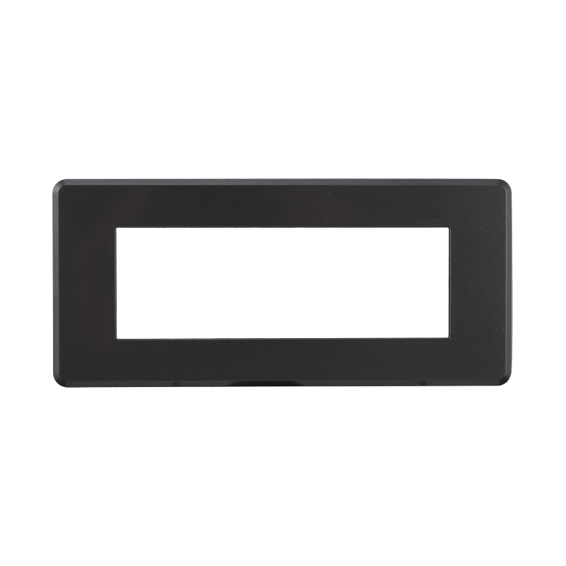 AN87607 — PLACCA SLIM 6P ACCIAIO SCURO
