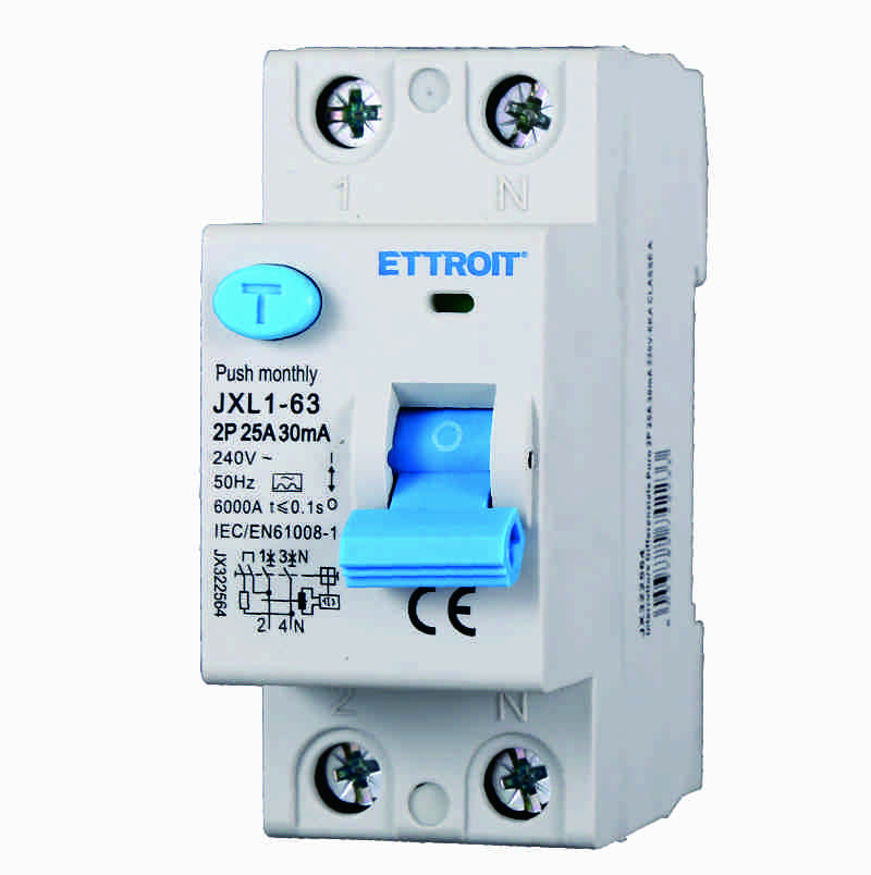 JX322564 — Interruttore Differenziale Puro 2P 25A 30mA 220V-6kA CLASSE A