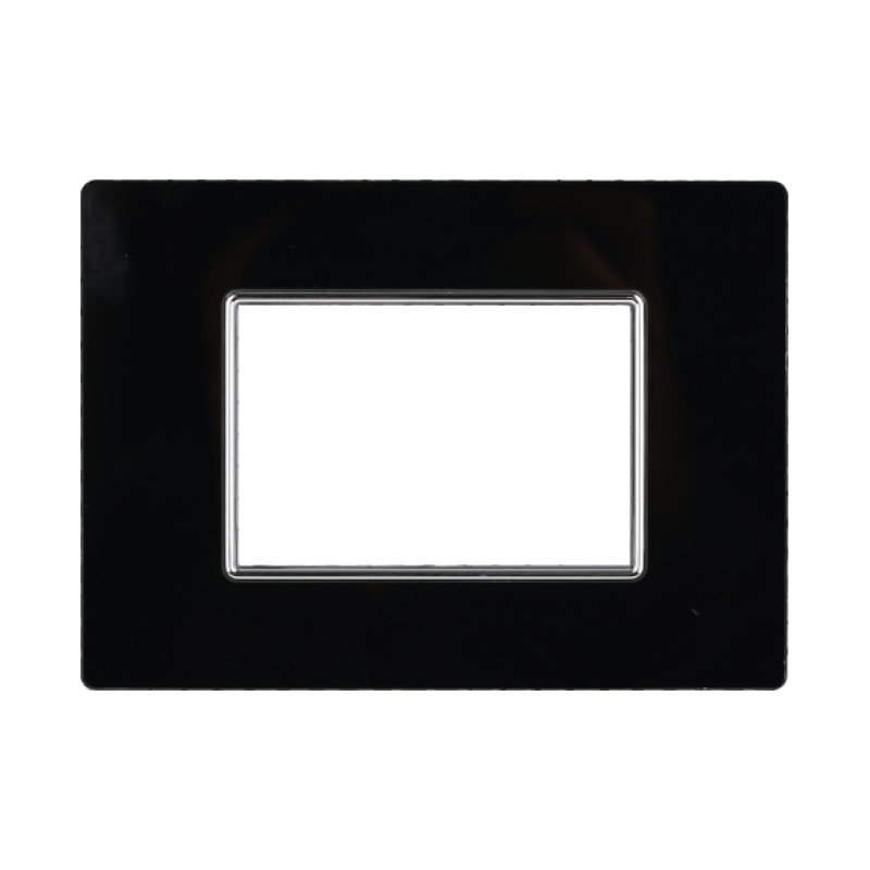 AN84302 — PLACCA VETRO 3P NERO