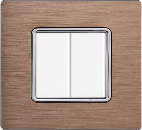 MT86211 — PLACCA ALLUMINIO 2P ORO